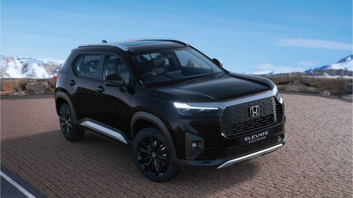 Honda Elevate Black Edition Launched at ₹15.51 Lakh Honda has introduced a special Black Edition of the Elevate SUV in India.-image