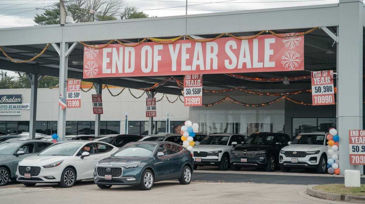 Unexpected Drop in December Car Sales Indian car dealers reported a 2% decline in sales for December 2024, despite high year-end discounts.-image