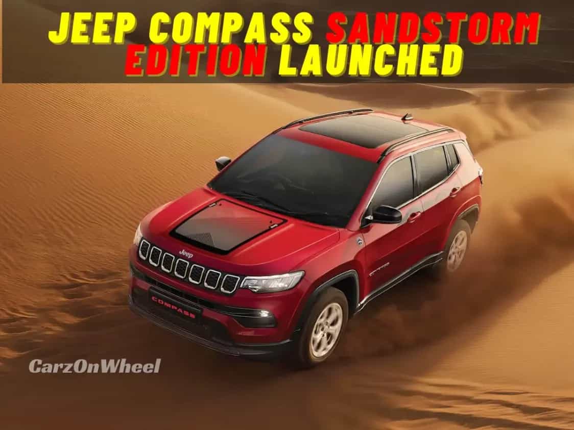Jeep Compass Sandstorm Edition Launched 2025– What’s New?-image