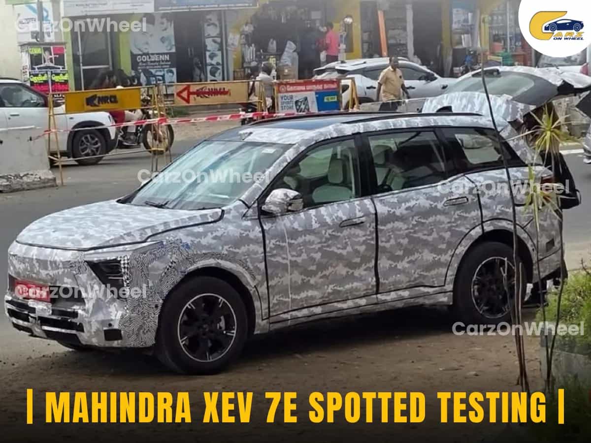 Mahindra's Electric Future Taking Shape | XEV 7e Spotted during Testing!-image