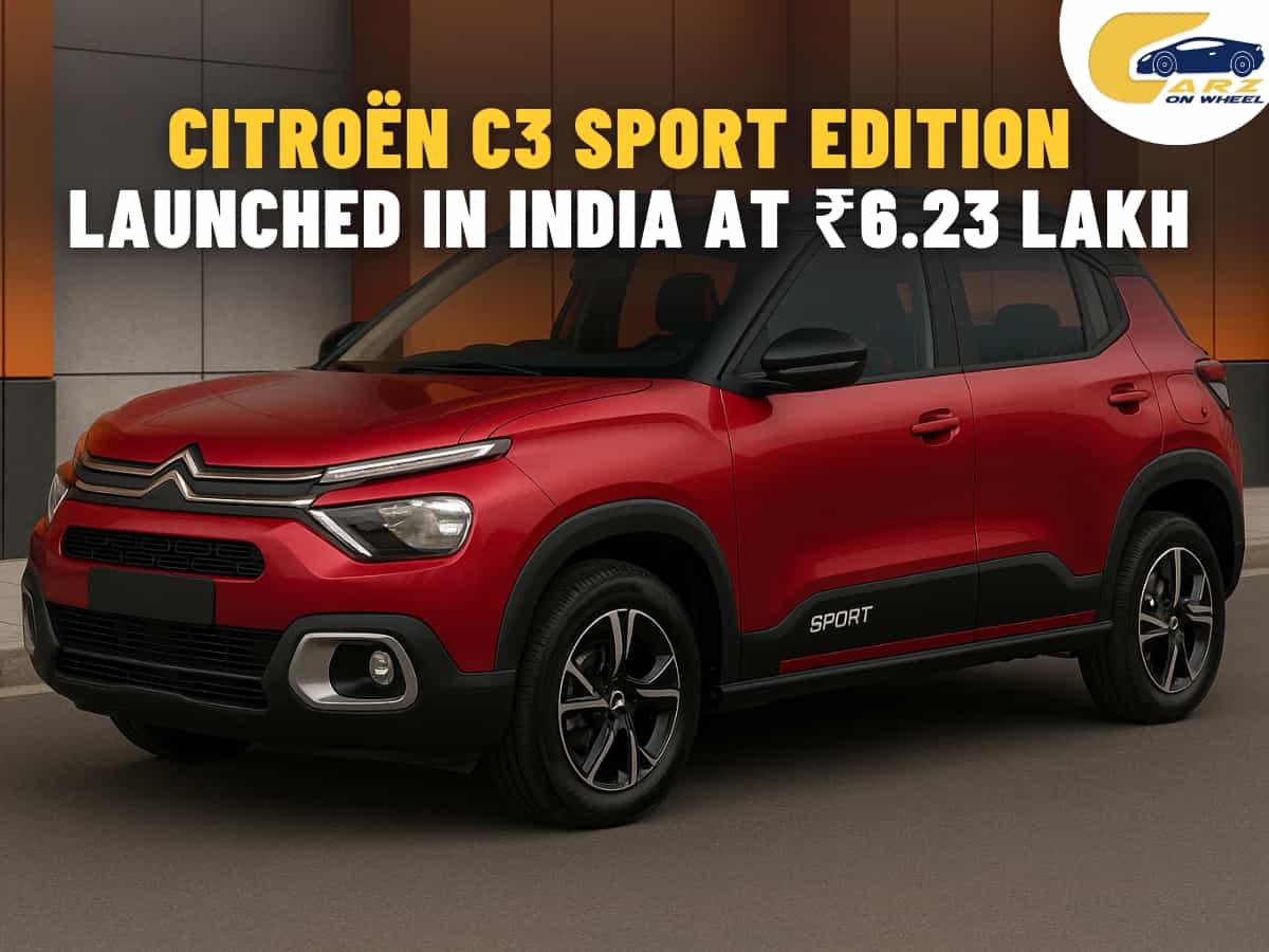 Citroen C3 Sport Edition Launched in India at ₹6.23 Lakh: New Design, Same Power-image
