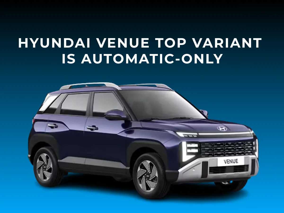 New Hyundai Venue HX 10 Top Variant is Automatic-Only-image