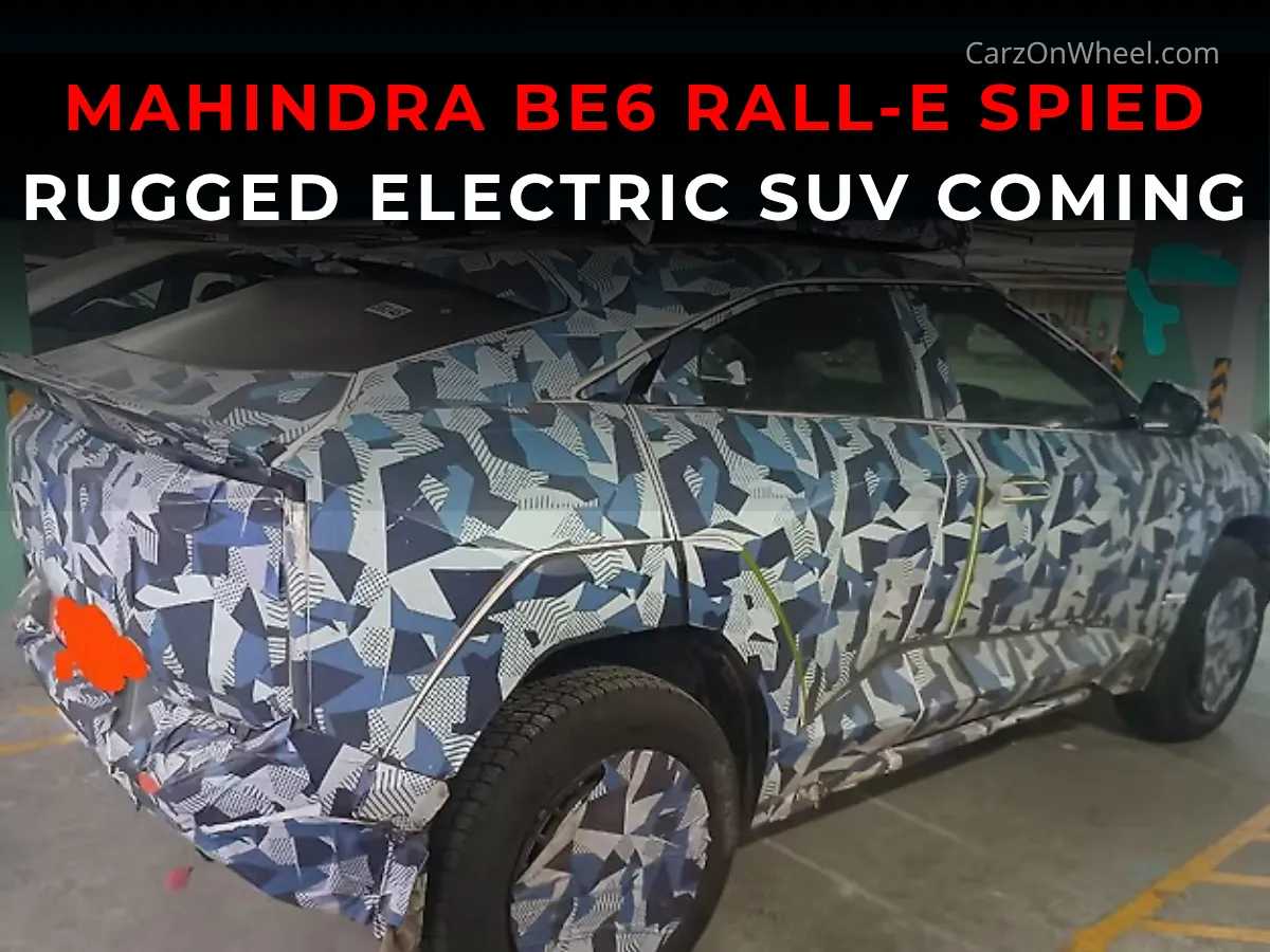 Mahindra BE6 Rall-E Spied: Rugged Electric SUV Coming-image