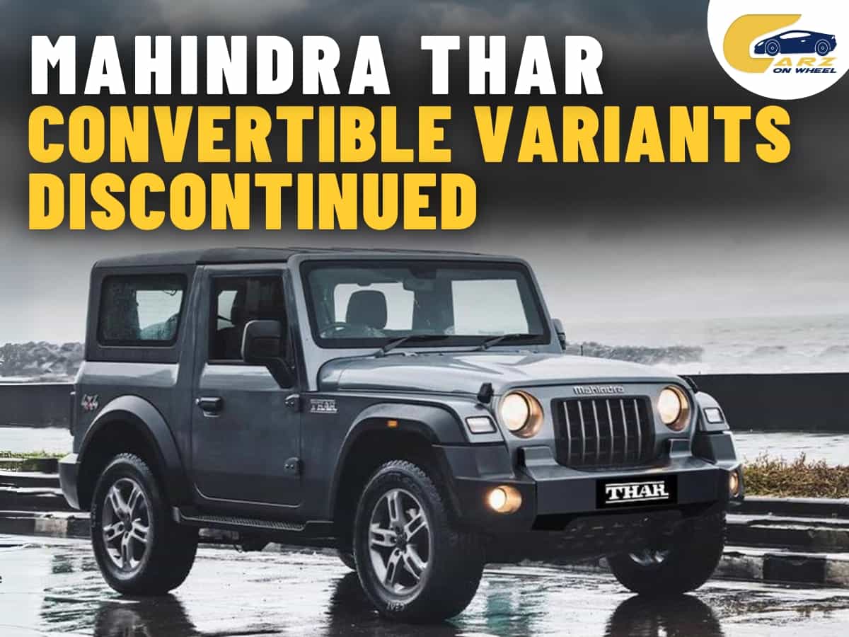 Mahindra Thar: Convertible Soft-Top Variants Discontinued-image