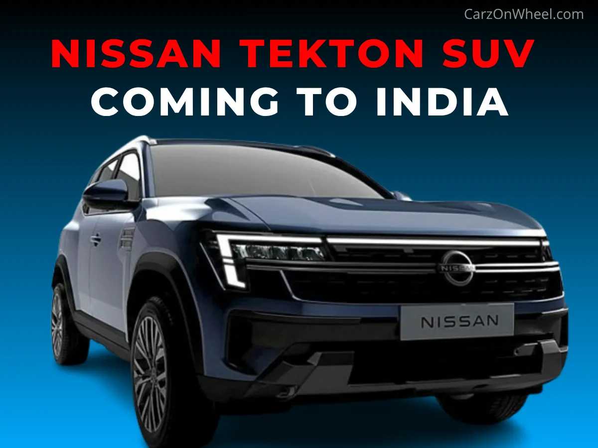 New Nissan Tekton SUV to be Released in India-image