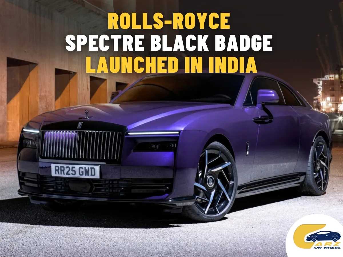Rolls-Royce's Most Powerful Electric Car Launches in India for ₹9.5 Crore: The Spectre Black Badge-image