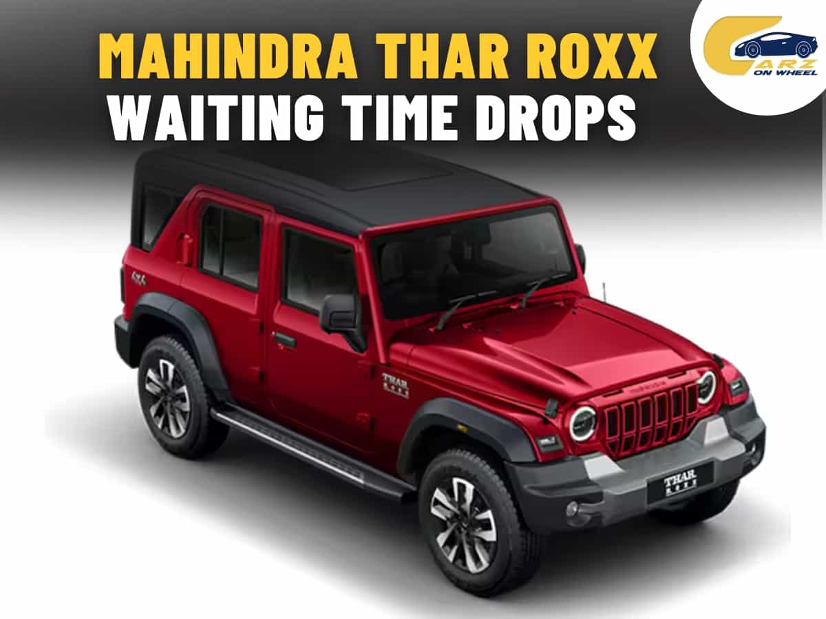 Mahindra Thar Roxx Waiting Time Drops to 4-6 Months Due to Higher Production-image