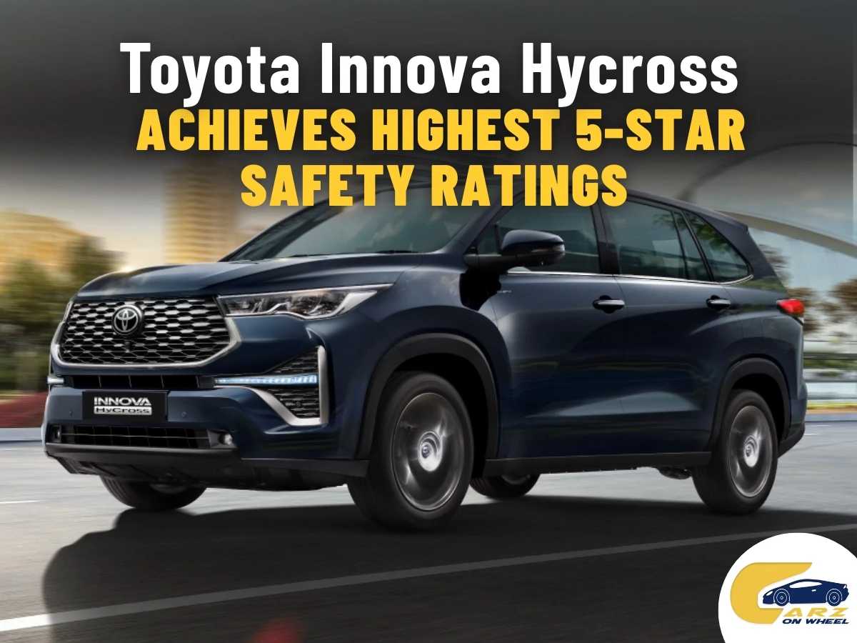 Toyota Innova Hycross Achieves Highest 5-Star Safety Ratings by Bharat NCAP-image
