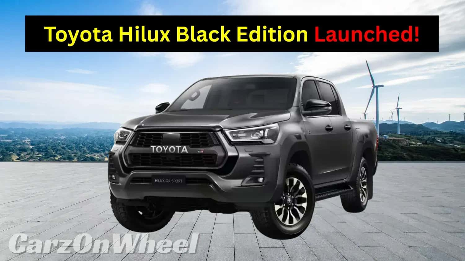 Toyota Hilux Black Edition Launched in India: A Bold and Powerful Pickup at ₹37.90 Lakh