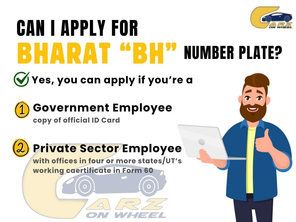 What is the eligibility for bh number plate