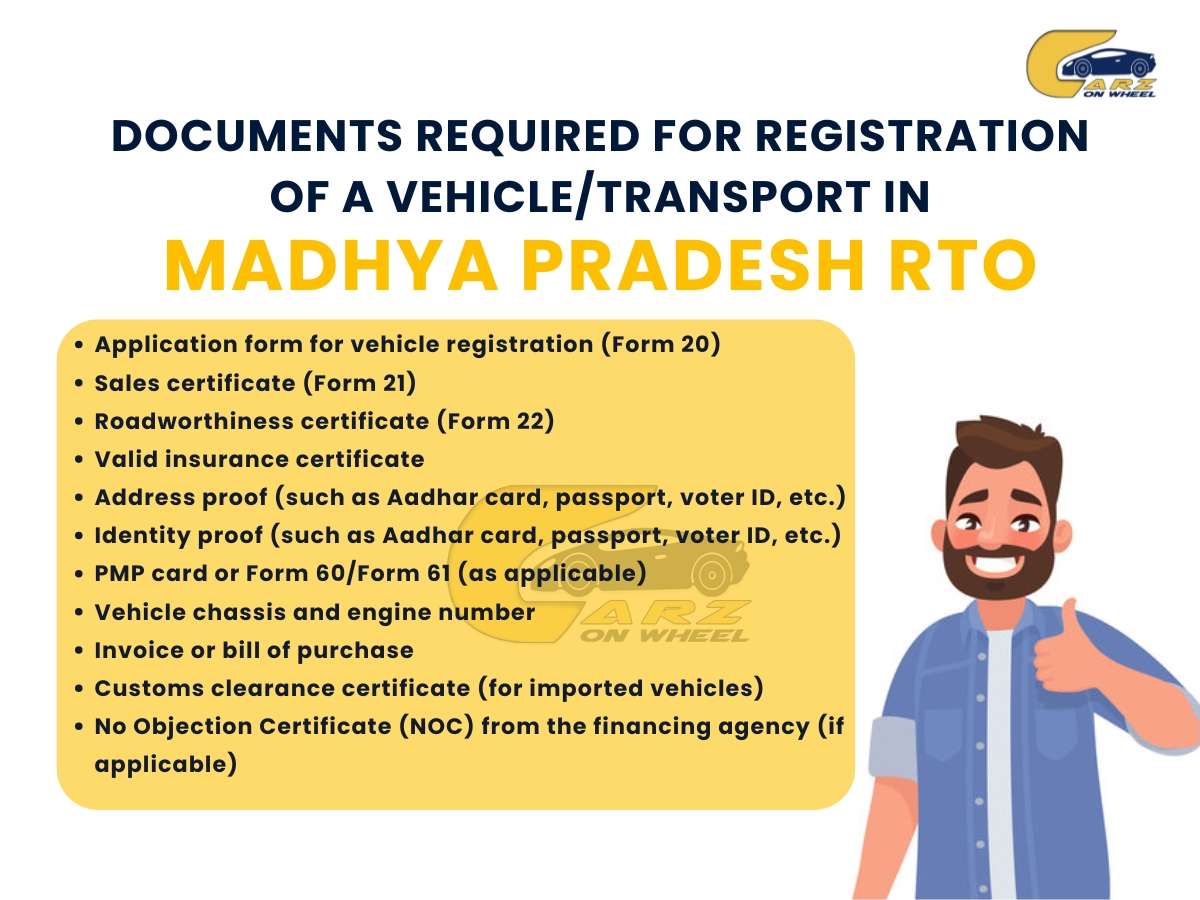 Documents required for registration