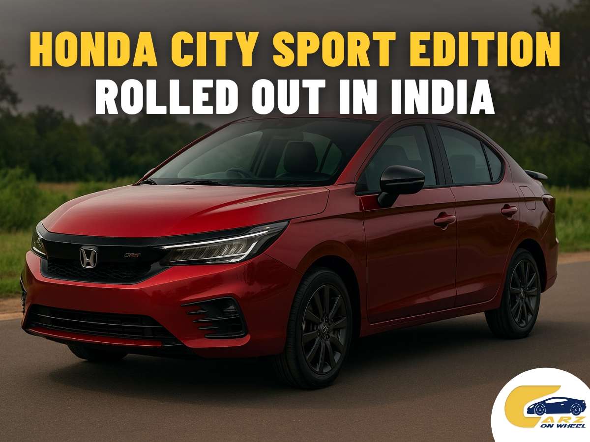 Honda City Sport Edition Rolled Out in India at ₹14.89 Lakh