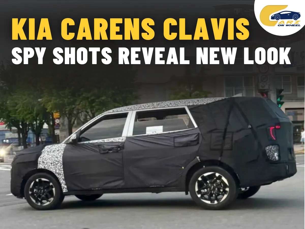 Spy Shots Reveal New Kia Carens Clavis Look