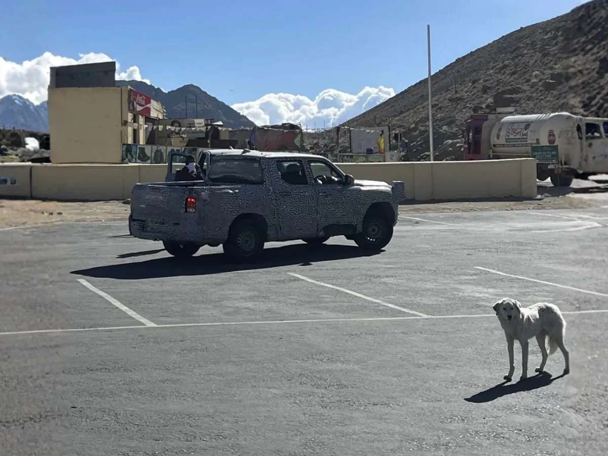 Mahindra Scorpio N Pickup Spied Testing in Leh