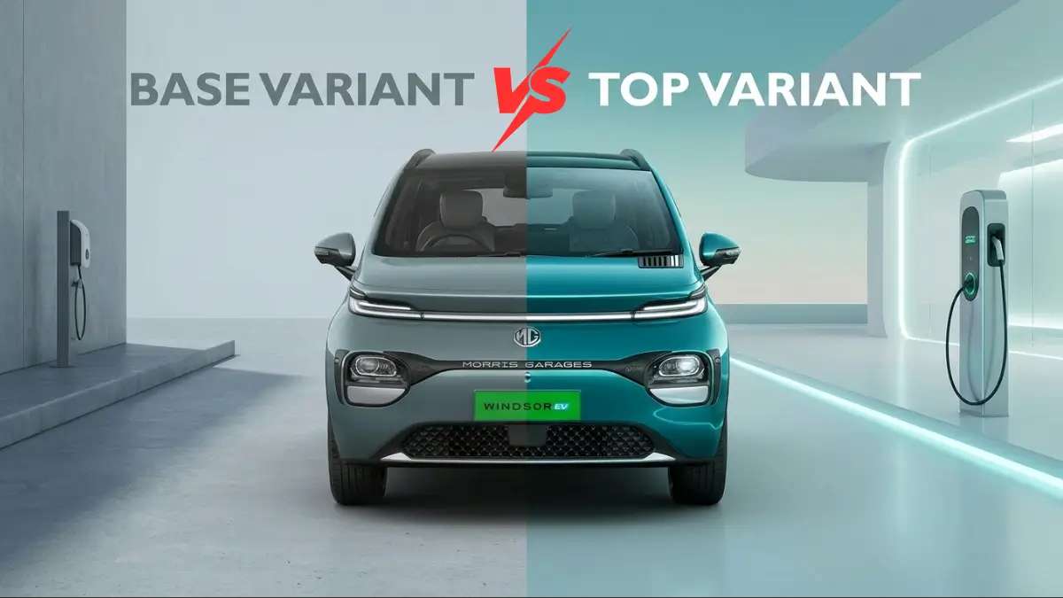 MG Windsor EV Top Vs Base Variant: The Difference Will Shock YOU