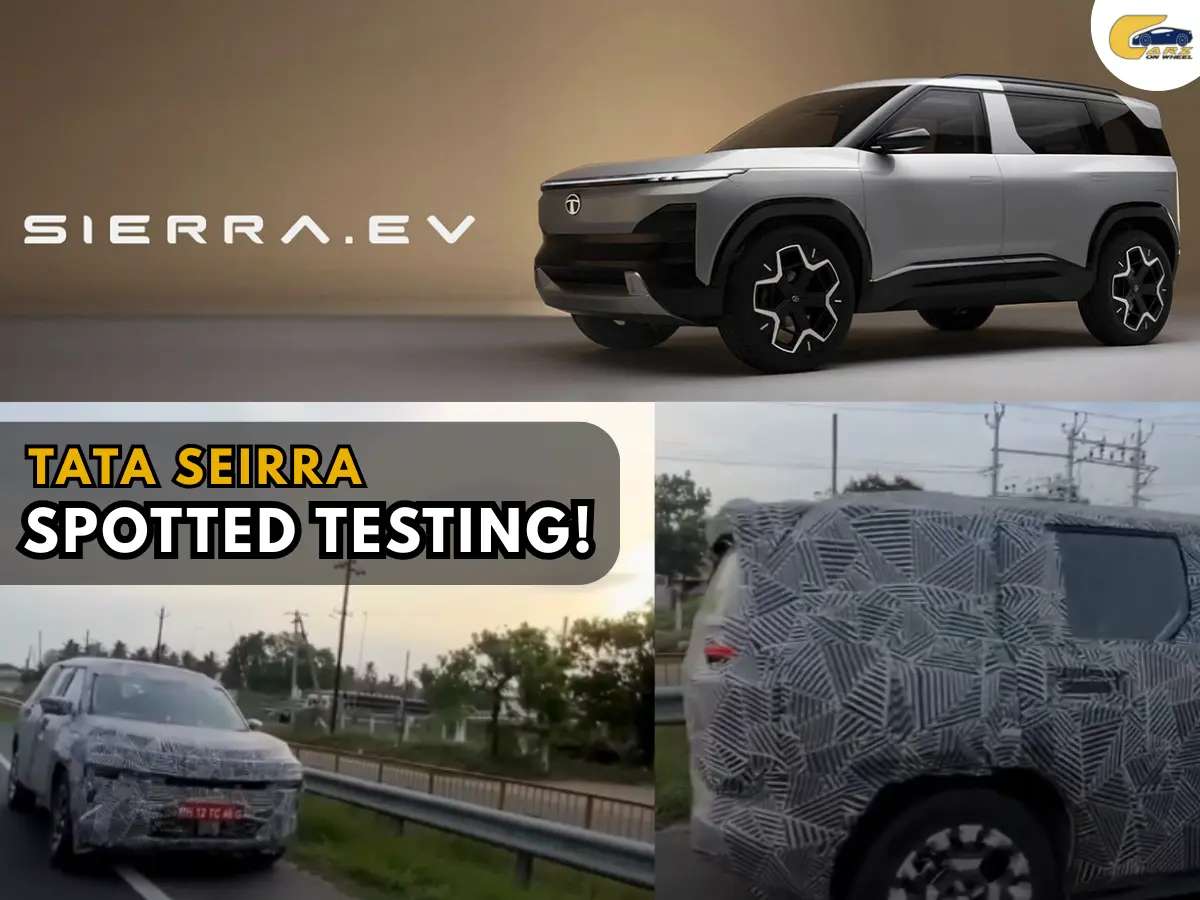 Tata Sierra Spied Testing Again With Three-Screen Dashboard: Launch Coming Soon