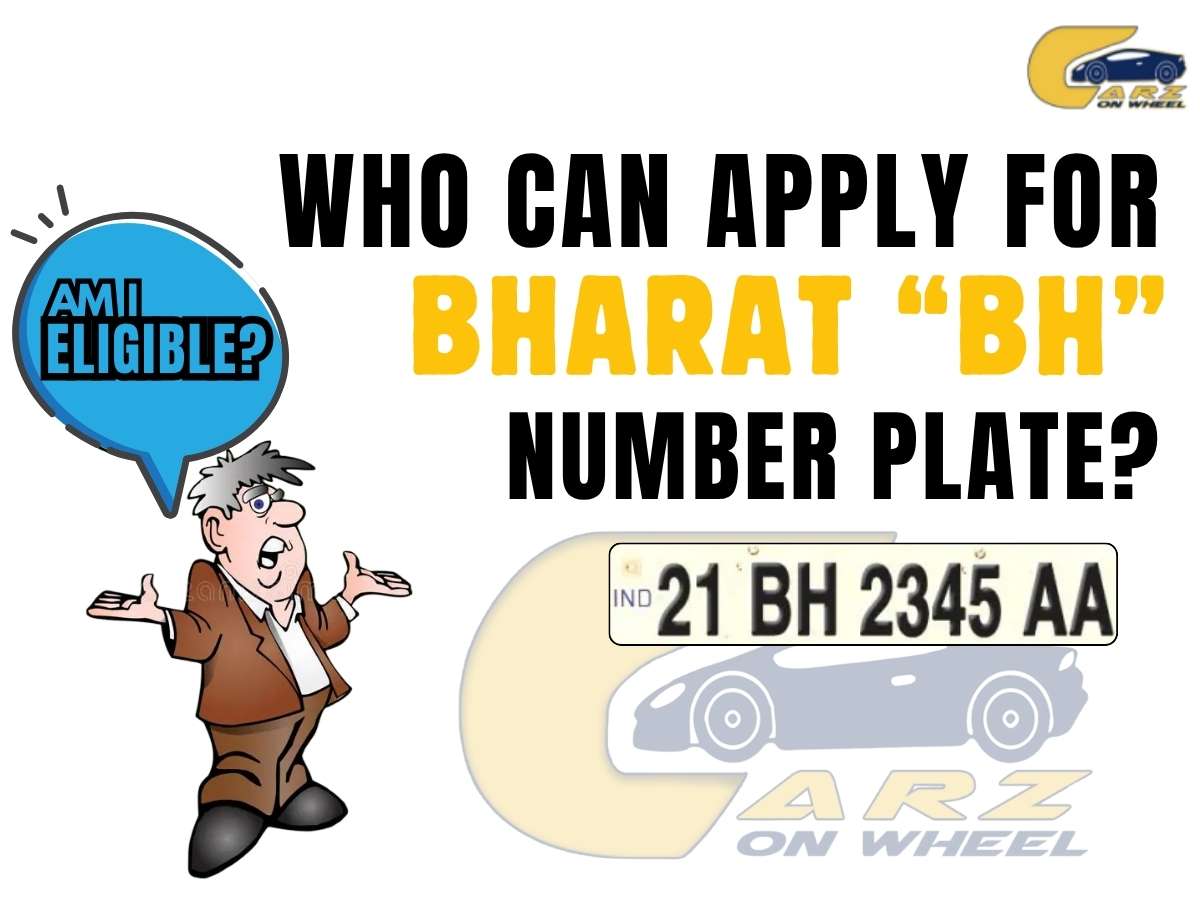 Can I apply for bh series number plate