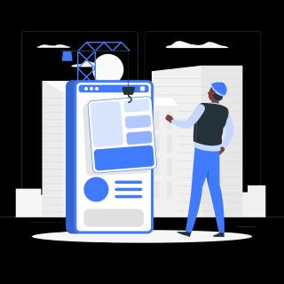 Looking Illustration