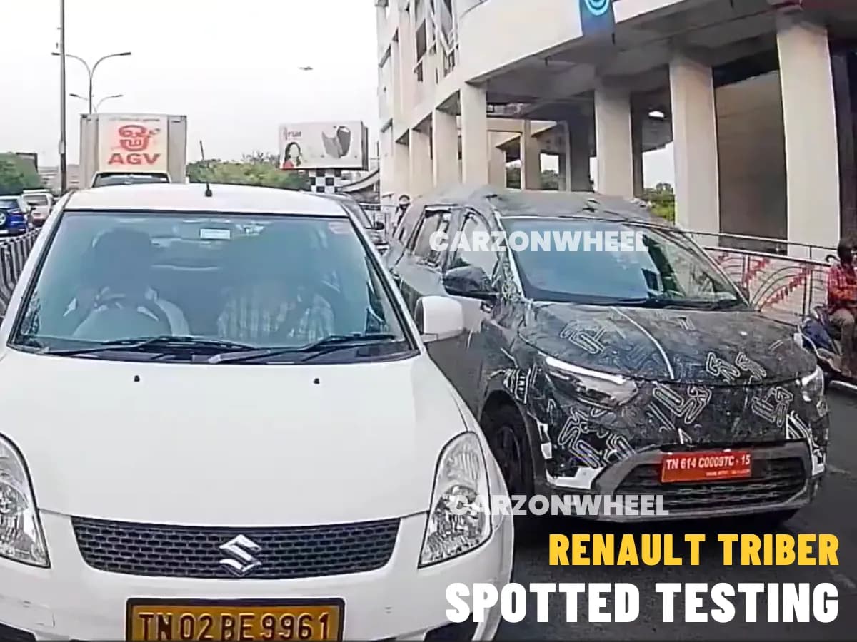 Renault Triber Facelift Spotted Testing: Fresh Looks for India’s Favourite Budget 7-Seater