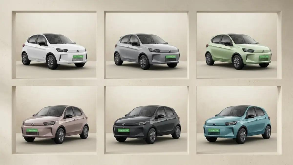 2026 Tata Tiago EV Colours Options Explained Variant Wise