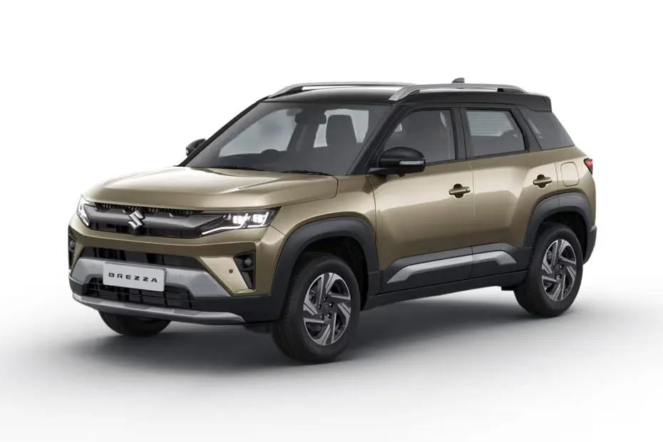 Maruti Suzuki Brezza Lustrous Beige With Bluish Black Roof