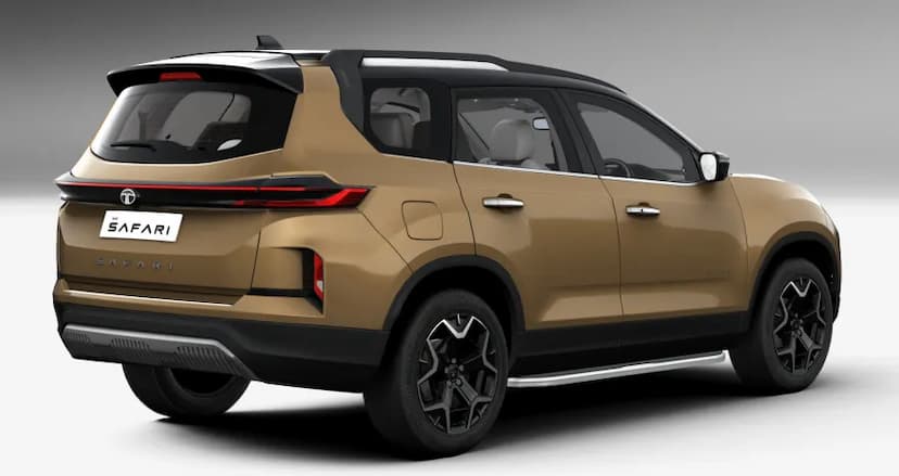 Tata Safari Rear Right View