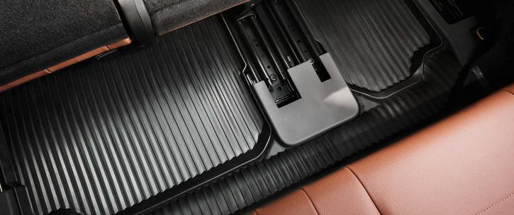 All-weather foot mats for 3rd row of seats