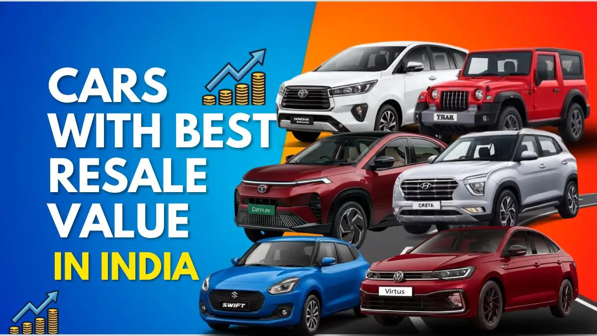 Best Resale Value Cars in India 2026: Top 20 Cars That Hold Value