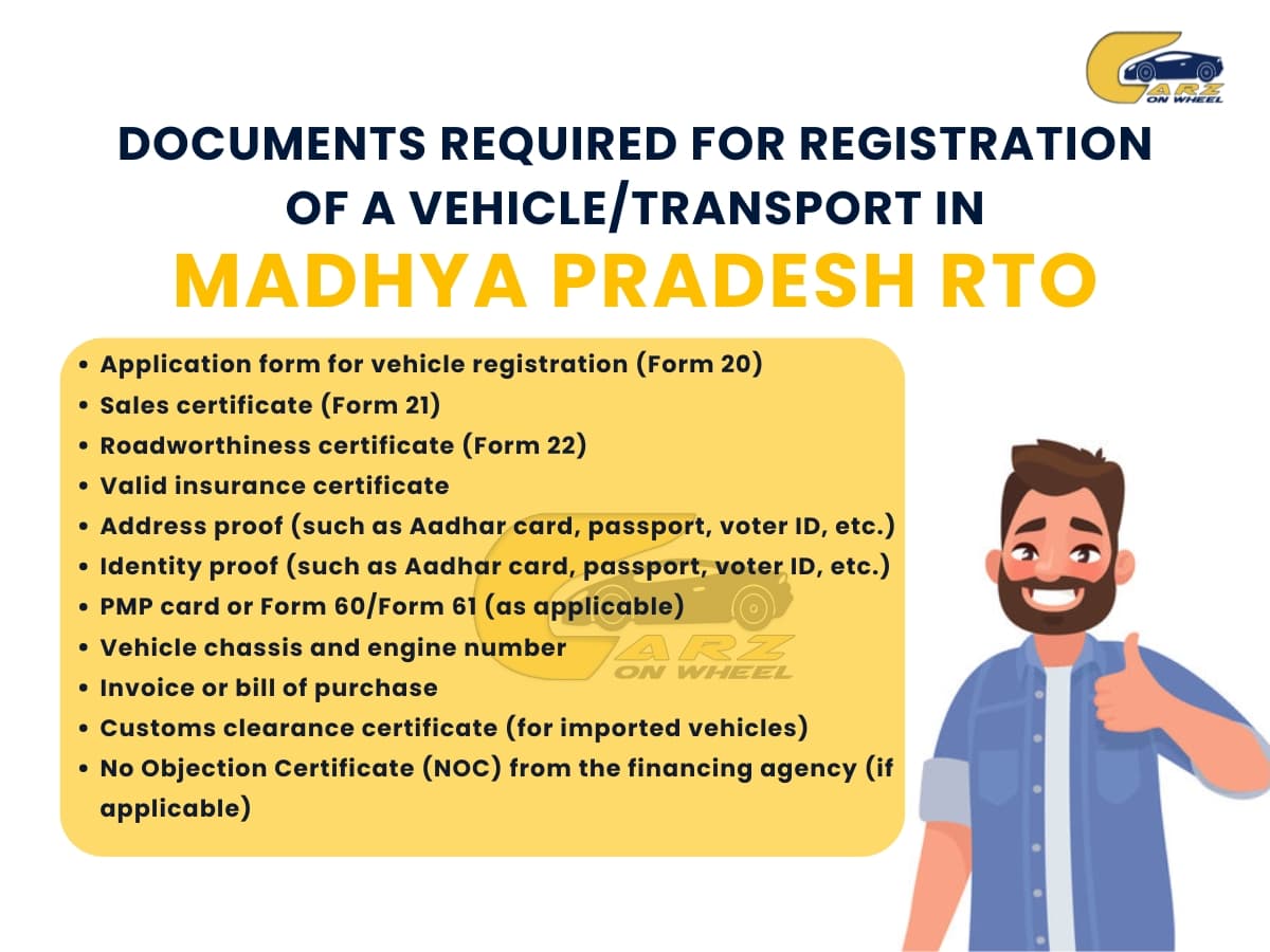 Documents required for registration