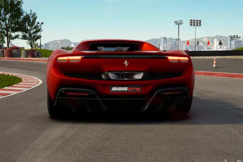 ferrari-296-gtb-rear-view