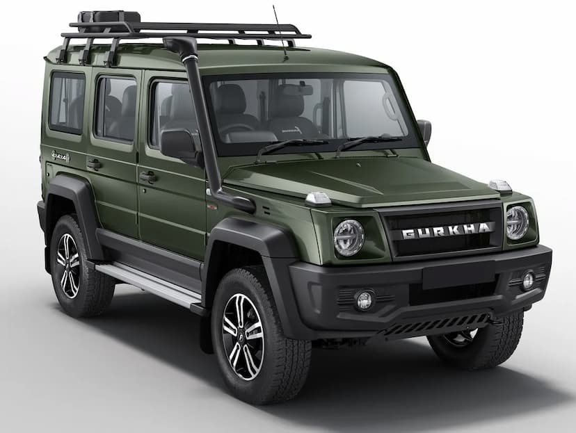 force-motors-gurkha-5-door-front-right-view