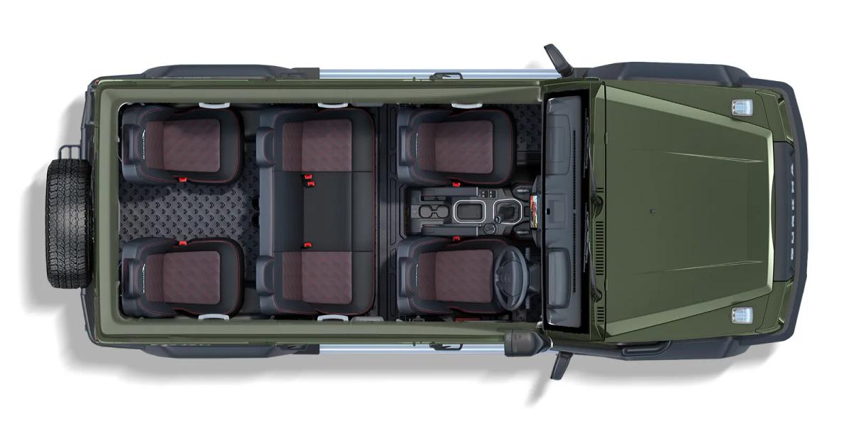 force-motors-gurkha-5-door-top-seats-view