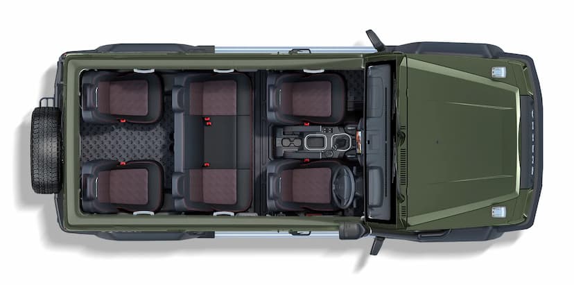 force-motors-gurkha-5-door-top-seats-view