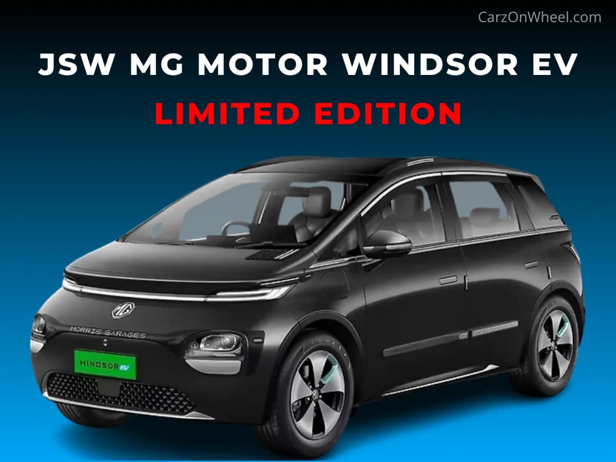 JSW MG Motor is Launching Windsor EV Inspire Limited Edition