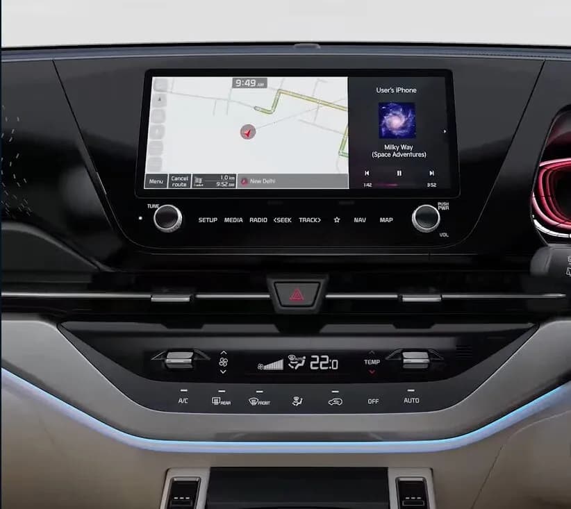 kia-carens-infotainment-system