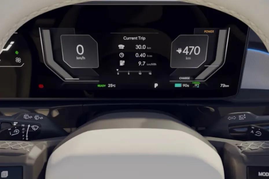 Syros Ev Digital Instrument Cluster