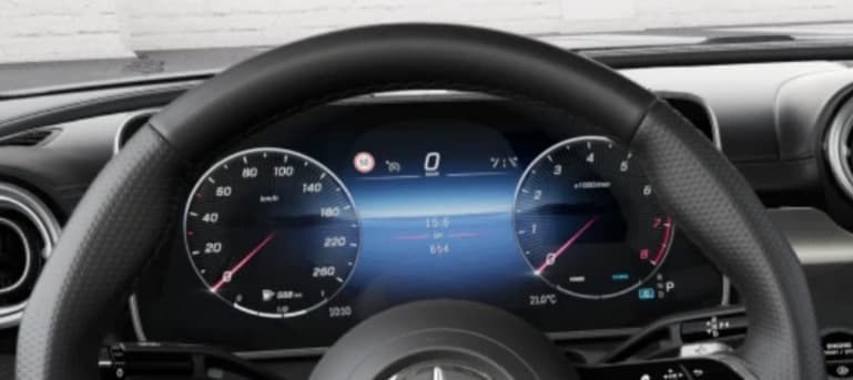 mercedes-benz-c-class-instrument-console