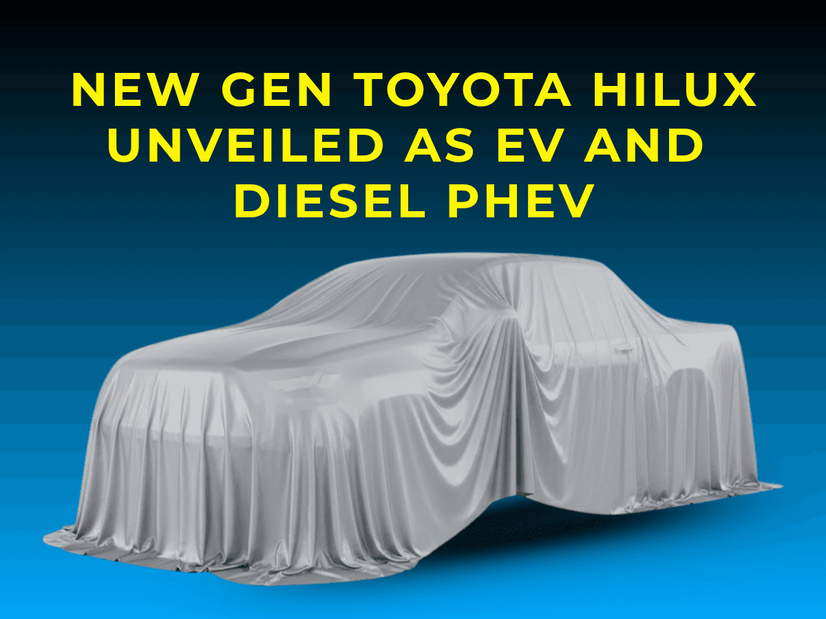 New Gen Toyota Hilux Unveiled as EV and Diesel PHEV