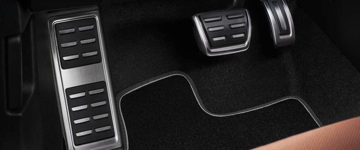 Pedal covers – stainless steel