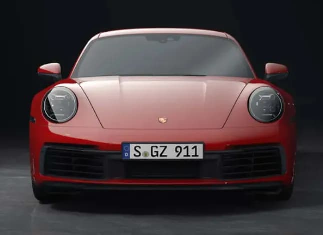 porsche-911-front-view