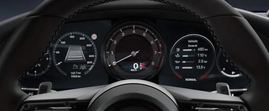 porsche-911-instrument-console