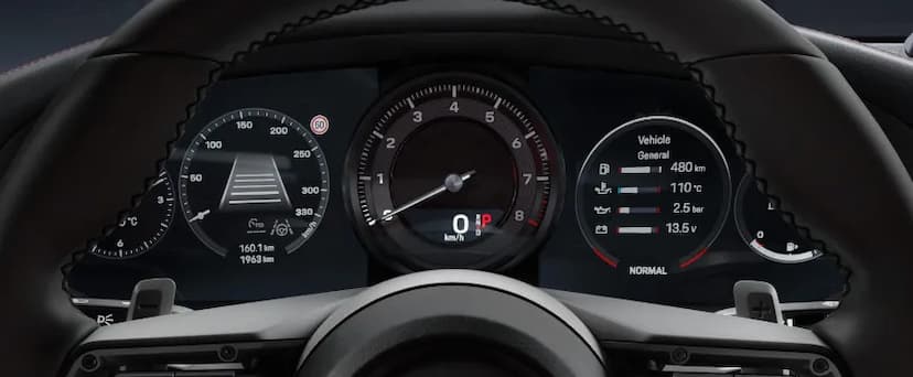porsche-911-instrument-console