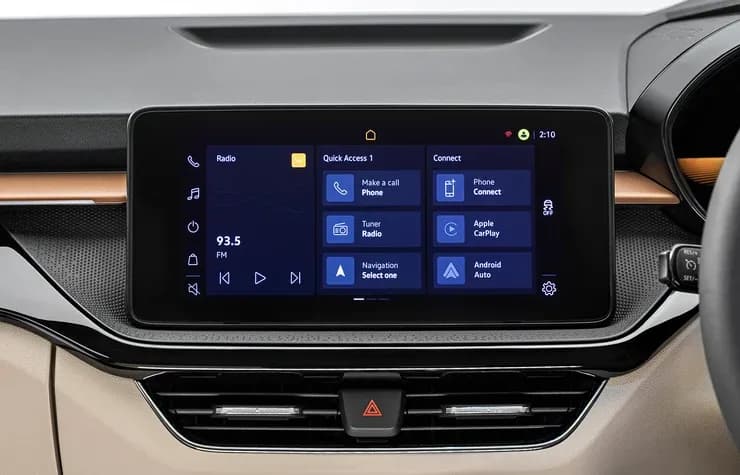 skoda-slavia-infotainment-system