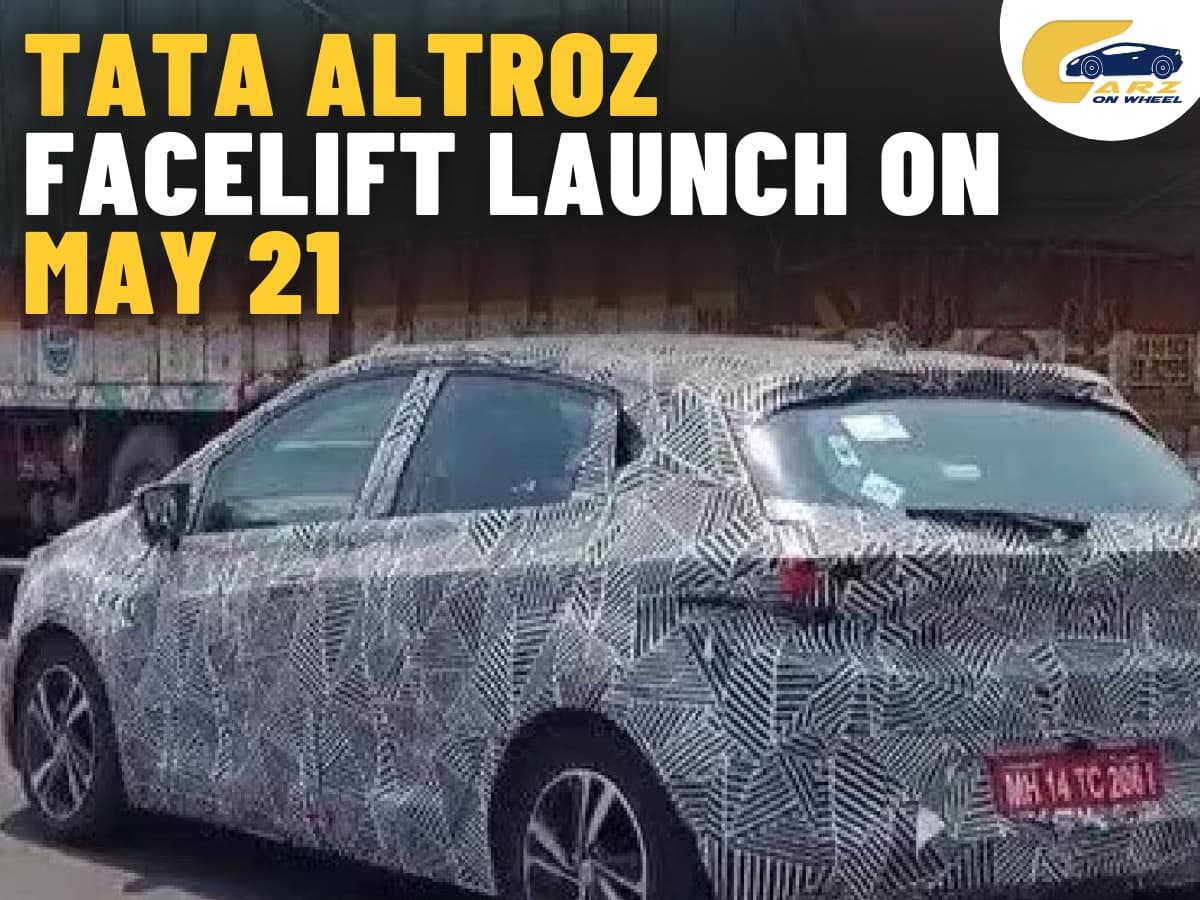 Tata Altroz Facelift Launch on May 21st, 2025.