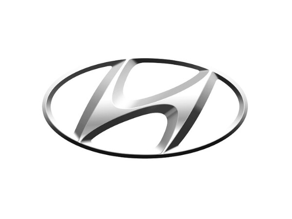 Hyundai 2011 silver 3D logo