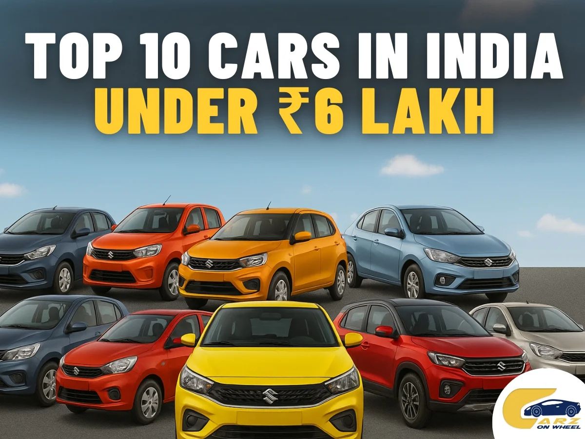 Top 10 Budget Cars in India Under 6 Lakh in 2025