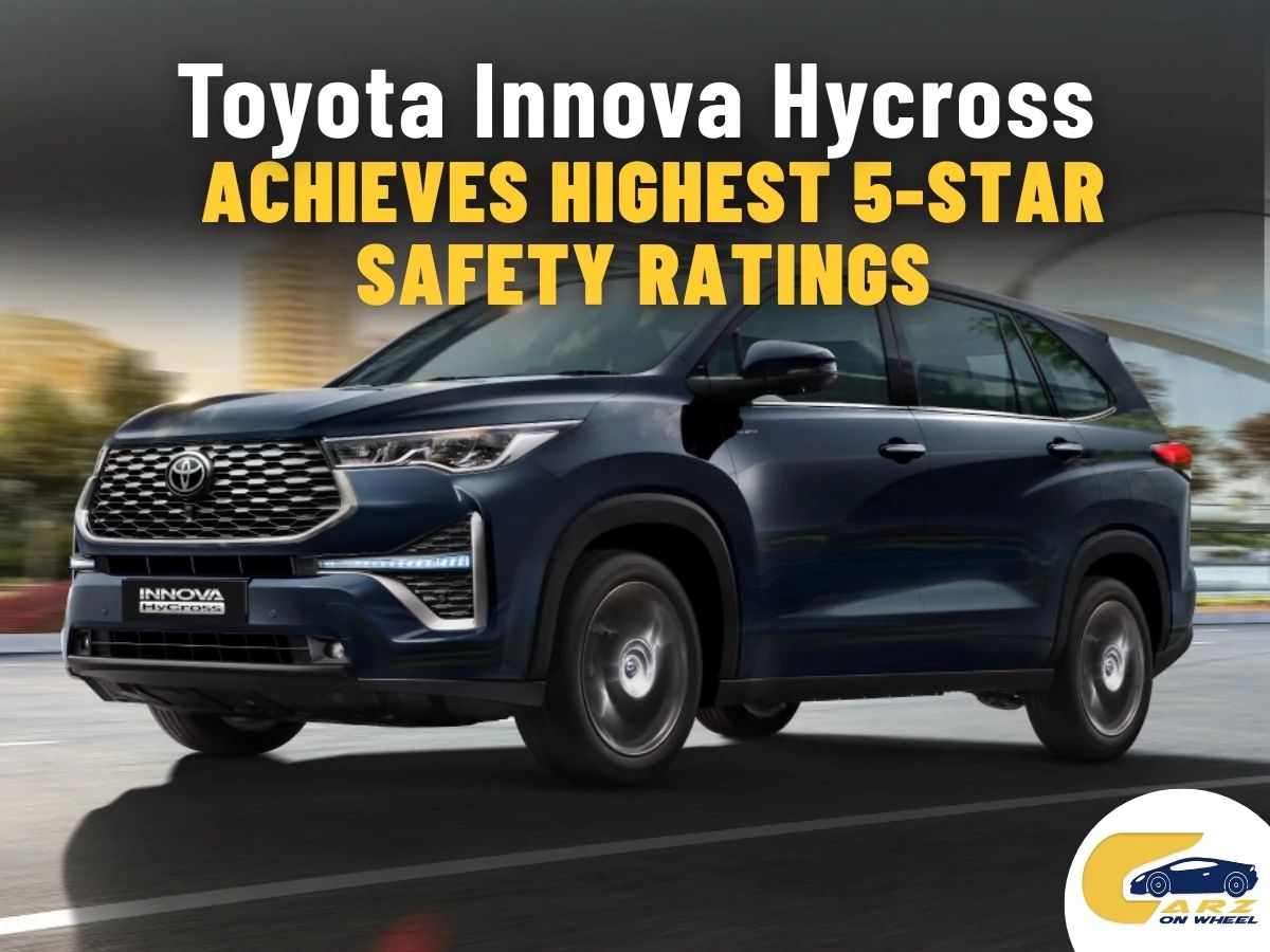 Toyota Innova Hycross Achieves Highest 5-Star Safety Ratings by Bharat NCAP