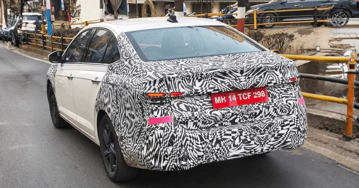 2026 Skoda Slavia Facelift Spied Testing on Indian Roads 2026 Skoda Slavia Facelift Spied Testing on Indian Roads-image