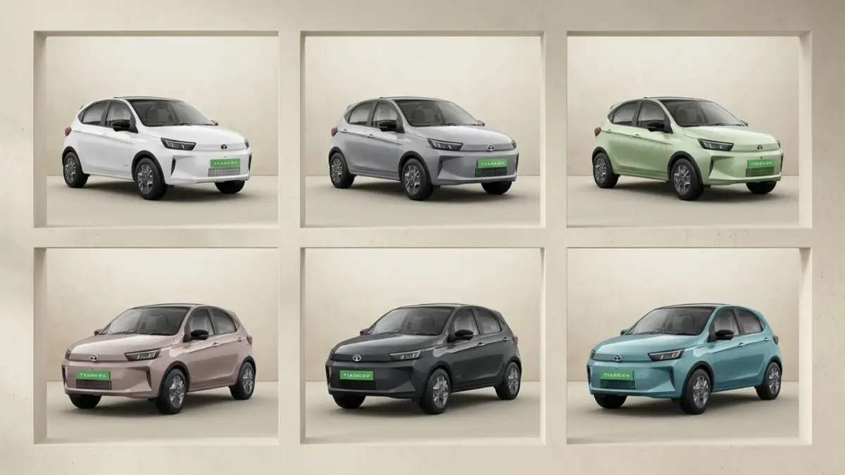 2026 Tata Tiago EV Colours Options Explained Variant Wise