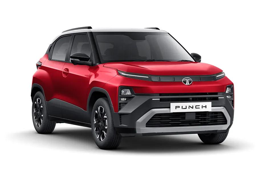 Tata Punch Punch Bengal Rouge With White Roof